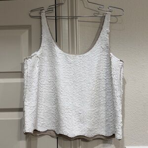 BCBGMaxazria Sequin Tank Top Sleeveless Cami EUC BCBG Max Azria M